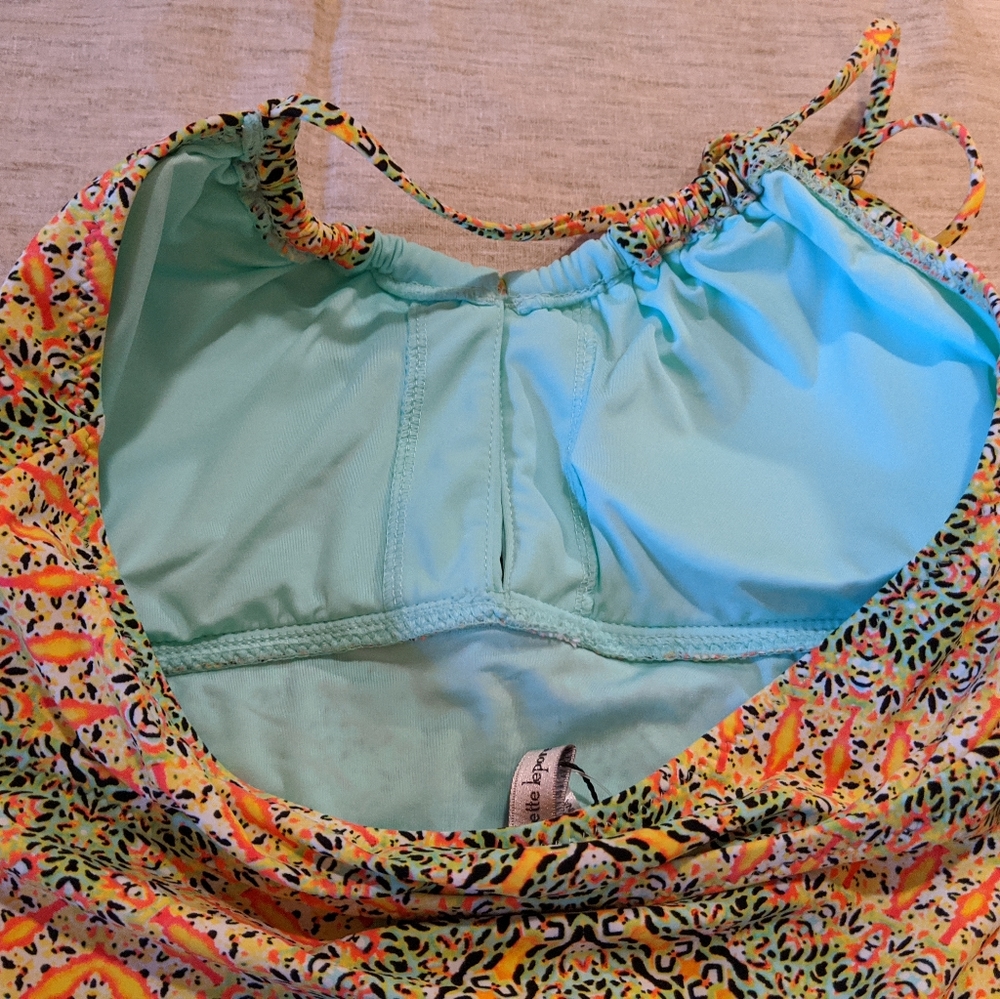 Nanette Lepore Tankini Bikini 3 piece set NWT XS - Picture 3 of 15